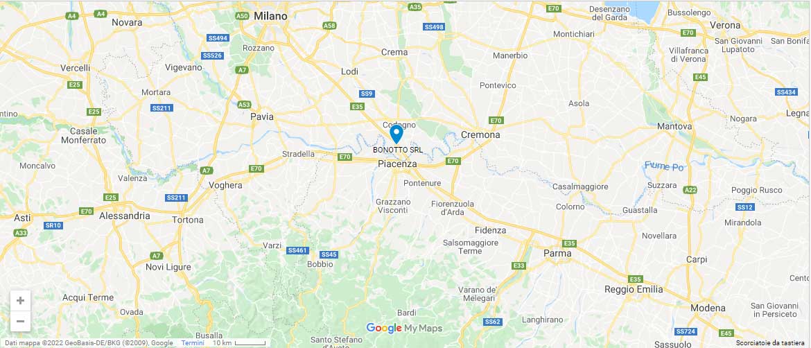 Mappa Bonotto Srl Guardamiglio LO