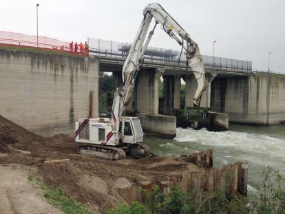 Centrale idroelettrica sul Fiume Mincio, Bagnolo S. Vito (MN)